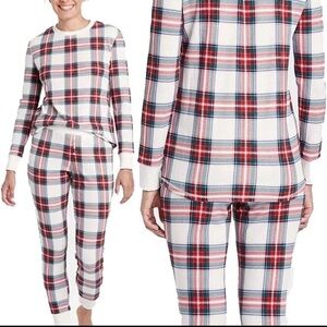 Stars Above Size S Plaid Jogger Pajama Set
